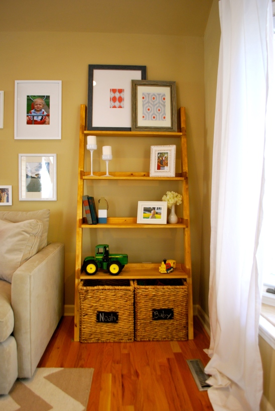 DIY Ladder Bookshelf, An Easy Weekend Project The ...
